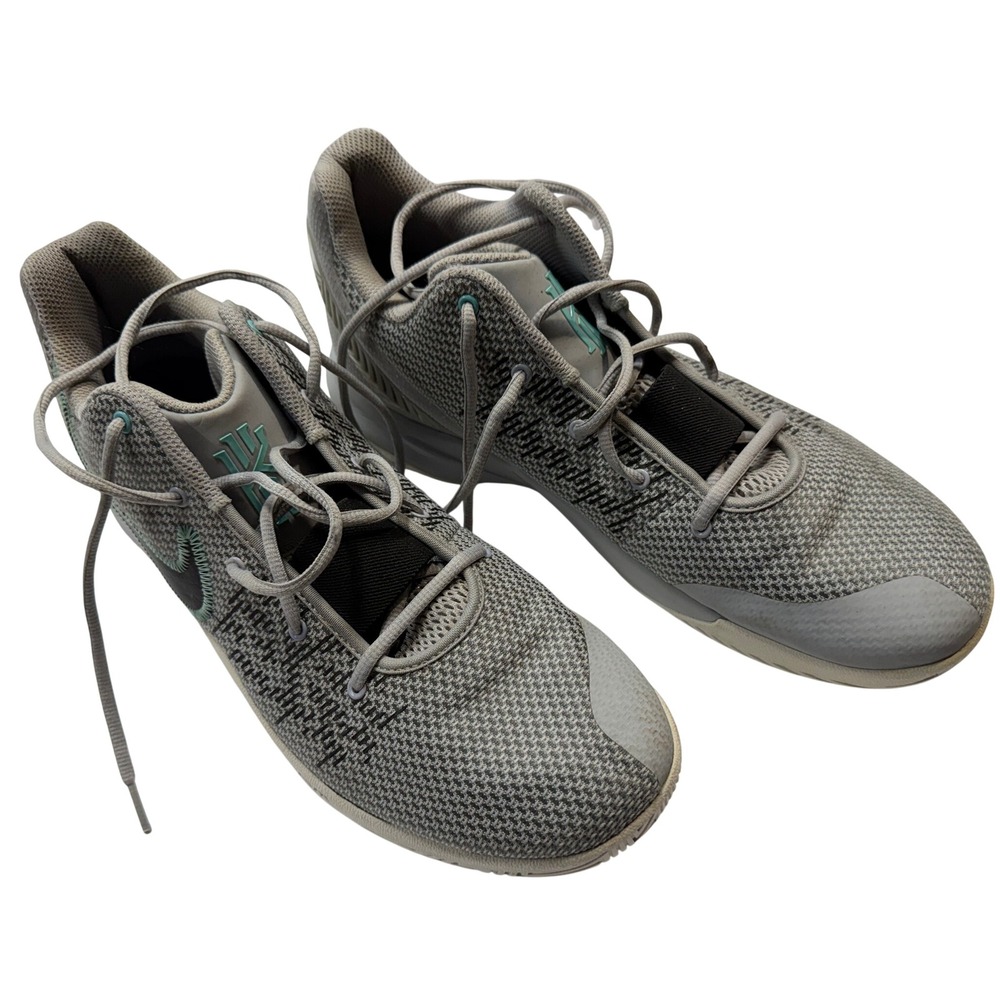 Nike Kyrie Flytrap 2 Grey Black Teal Basketball Shoes Mens 13 AO4436-003